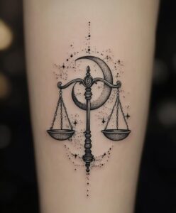 Libra Tattoos Male