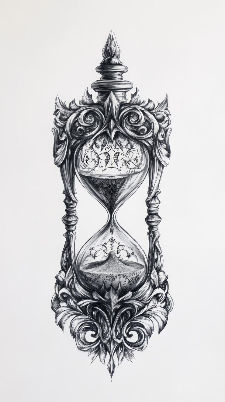 hourglass tattoo ideas